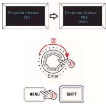 Omnitronic KEY-288+ - Program change - 1