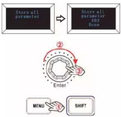 Omnitronic KEY-288+ - Store all parameters - 1