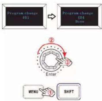 Omnitronic KEY-288+ - Programmwechsel - 1