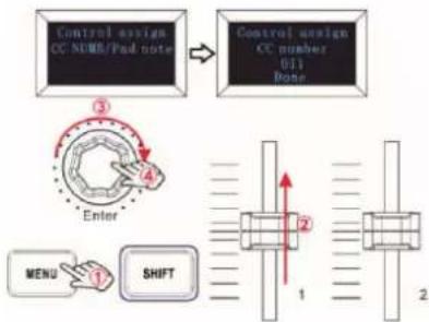 Omnitronic KEY-288+ - Assignable sliders - 1