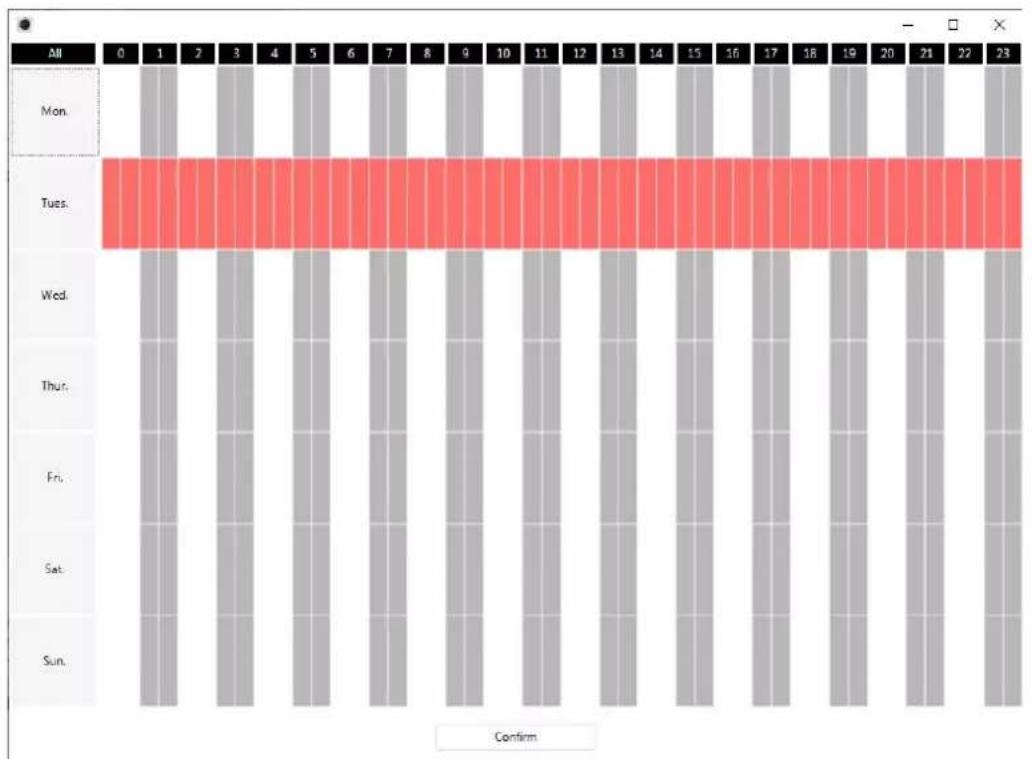 FOSCAM FNA108E-B4 - Alarm Schedule - 2