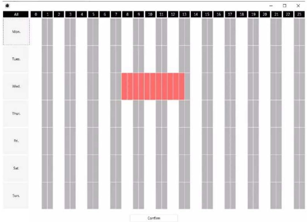 FOSCAM FNA108E-B4 - Alarm Schedule - 3