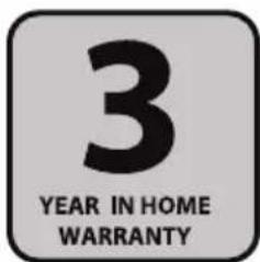 3 YEAR IN HOME WARRANTY