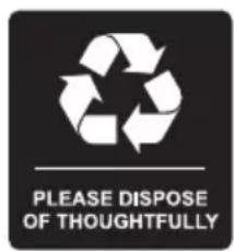 PLEASE DISPOSE OF THOUGHTFULLY