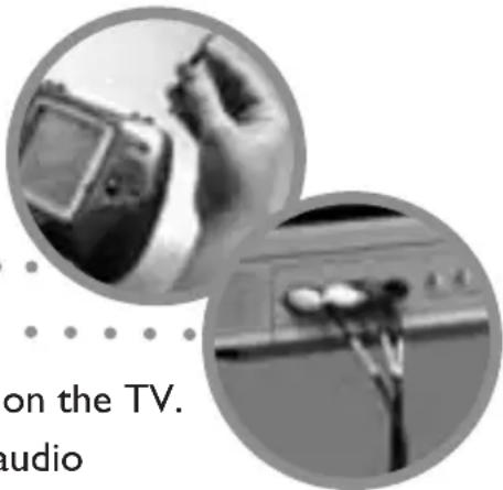 on the TV. audio