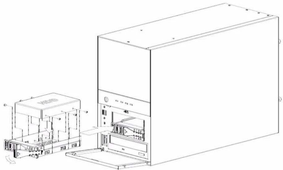 Advantech IPC-7130 - Installing External 3.5" HDD/ 安装外置 3.5" 磁盘驱动器 / 安装外接式 3.5" HDD 硬碟 - 1