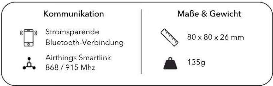 Airthings House Kit - Maße & Gewicht - 4