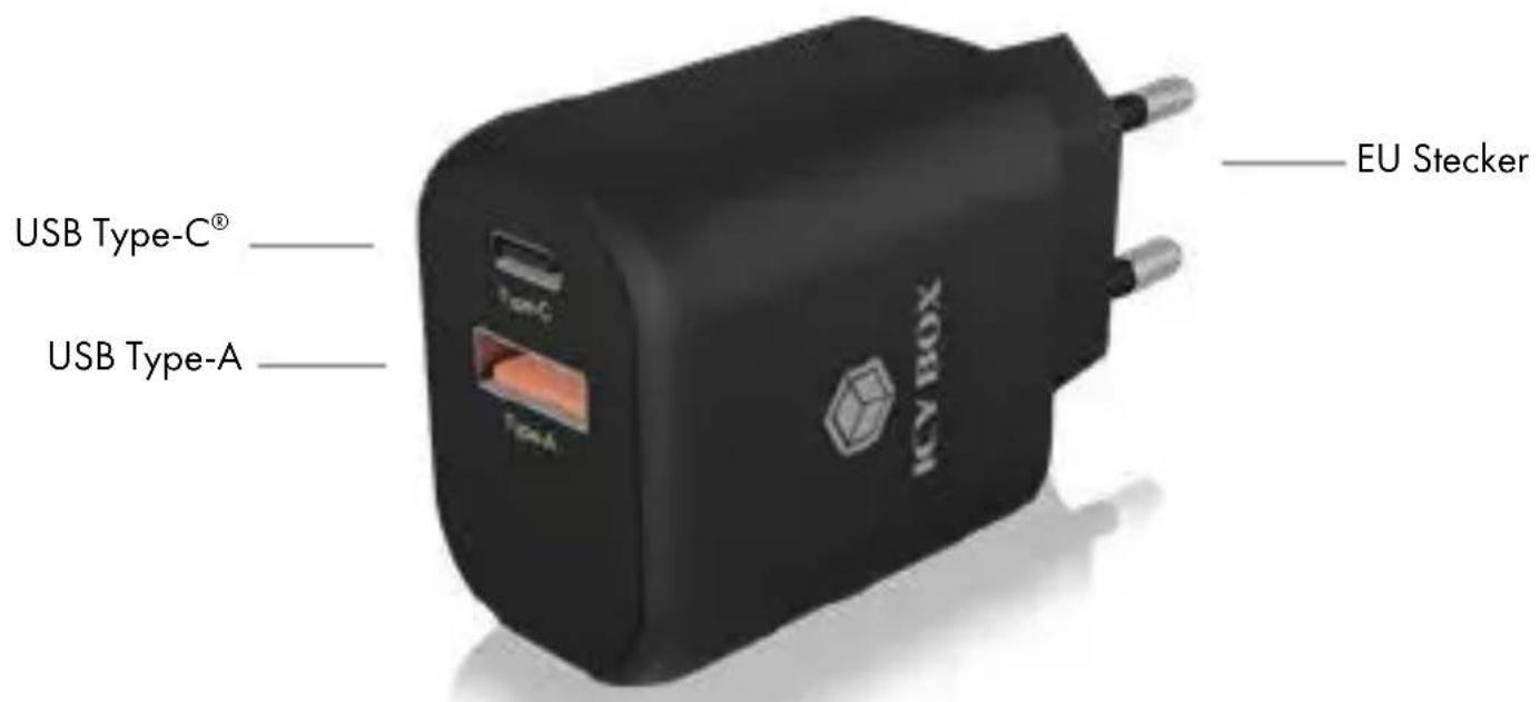USB Type-C® USB Type-A EU Stecker