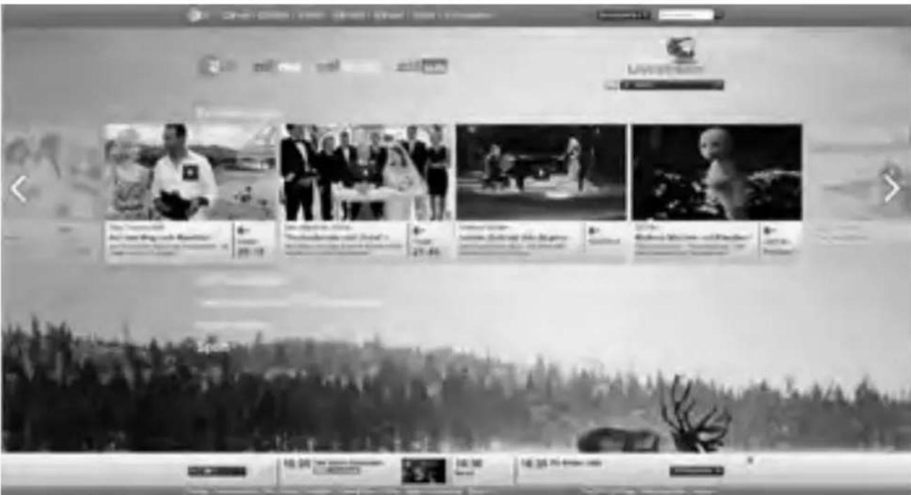 Screenshot of a web browser displaying a collage of black-and-white photos with Chinese text labels and navigation tabs.