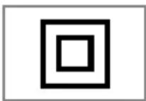 GRUNDIG 40 VLE 7630 WP - Explanation of the symbols which may be present on back side of the television set - 1