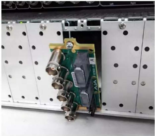AJA ROI-SDI - Rear OG-ROI Series Card Installation - 1