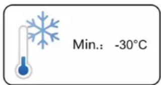 Min.: -30°C