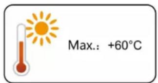 Max.: +60°C