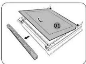 SAMSUNG NV7B6675CAA - Door glass - 2