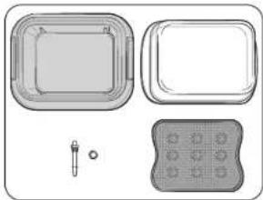 SAMSUNG NV7B6675CAA - Assembling the steam container (applicable models only) - 1