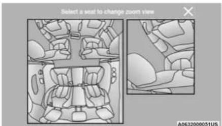 Select a seat to change zoom view A0632000051US