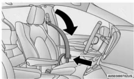 Chrysler Pacifica Hybrid (2023) - Lap/Shoulder Belt Operating Instructions - 1