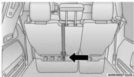 Chrysler Pacifica Hybrid (2023) - Third Row Tether Attachment - 1