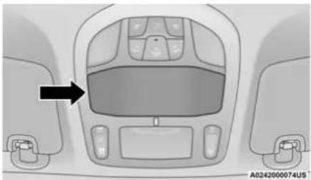 Chrysler Pacifica Hybrid (2023) - Overhead Sunglass Storage - 1