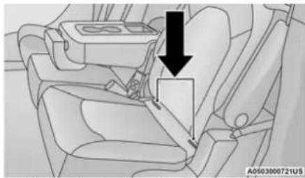Chrysler Pacifica Hybrid (2023) - Locating The LATCH Anchorages - 3
