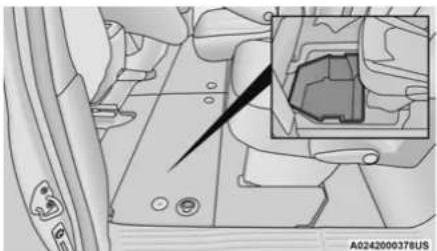 Chrysler Pacifica Hybrid (2023) - Second Row Floor Storage Bins - 1