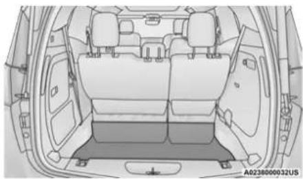Chrysler Pacifica Hybrid (2023) - Cargo Area Storage - 1