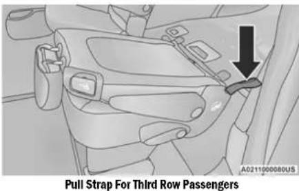 Pull Strap For Third Row Passengers A0211000080US