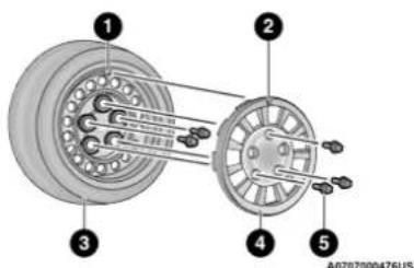 Technical diagram of a mechanical assembly with numbered components for identification
