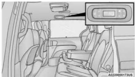 Chrysler Pacifica Hybrid (2023) - Rear Automatic Temperature Control (ATC) — If Equipped - 1