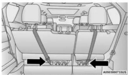 Chrysler Pacifica Hybrid (2023) - Third Row Tether Attachment - 2