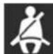 Chrysler Pacifica Hybrid (2023) - Seat Belt Reminder Warning Light - 1