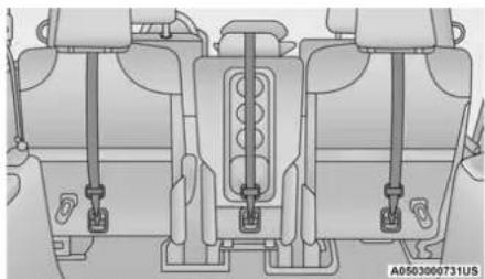 Chrysler Pacifica Hybrid (2023) - Second Row Tether Attachment - 2