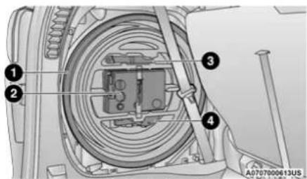 Technical diagram of a mechanical device with numbered components and assembly line A0707000613US