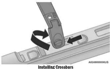 Installing Crossbars A0249000006US