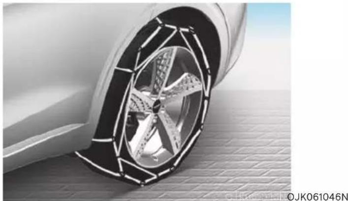 Genesis GV70 (2023) - Tire chains - 1