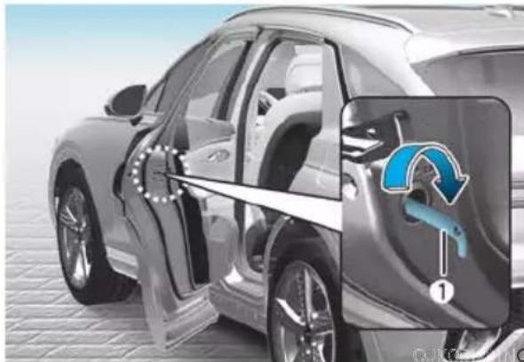 Genesis GV70 (2023) - Child-Protector Rear Door Locks (if equipped) - 1