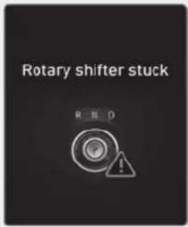 Rotary shifter stuck RND