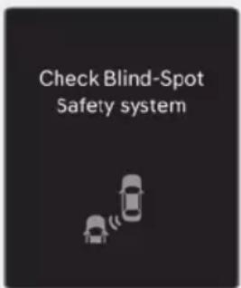 Check Blind-Spot Safety system