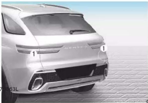 Genesis GV70 (2023) - CAUTION - 1