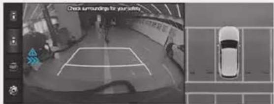 Check surroundings for parking.