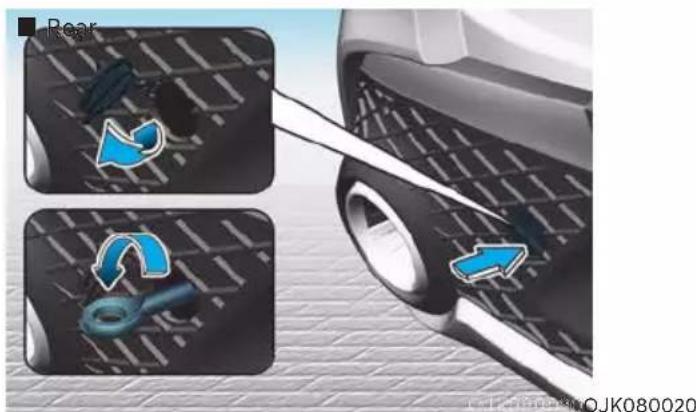 Genesis GV70 (2023) - Removable Towing Hook - 2