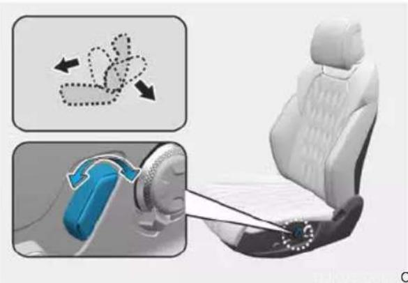 Genesis GV70 (2023) - Seatback angle adjustment - 1