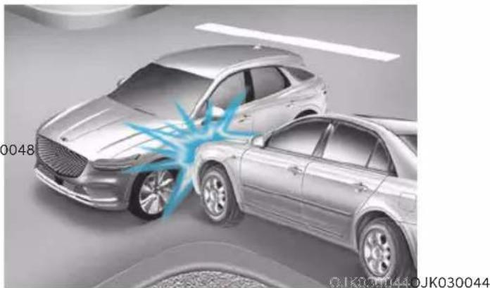 Genesis GV70 (2023) - Side and curtain air bags and front center air bag - 3