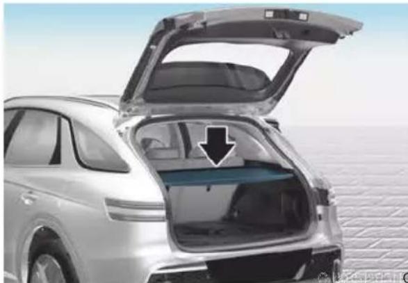 Genesis GV70 (2023) - Cargo Security Screen (if equipped) - 1