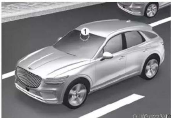 Genesis GV70 (2023) - Detecting sensor - 1