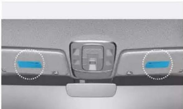Genesis GV70 (2023) - Air Bag Warning Labels - 1