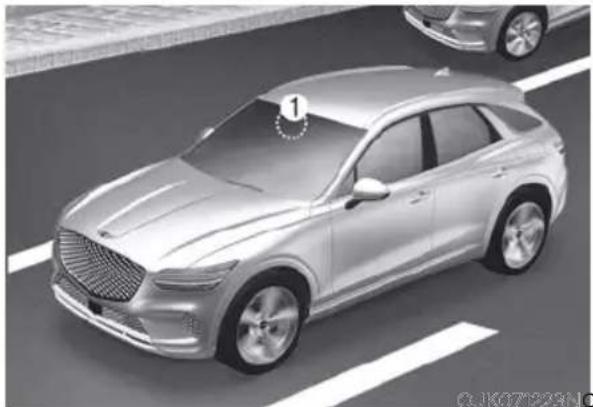 Genesis GV70 (2023) - LANE KEEPING ASSIST (LKA) - 1