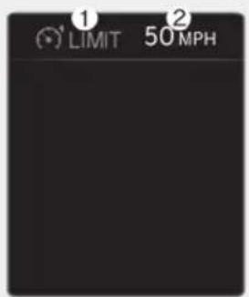 ① LIMIT 50 MPH