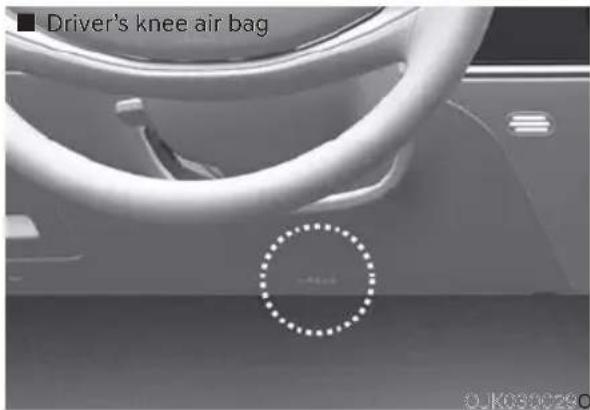 Driver's knee air bag -40.00 o_koszeco