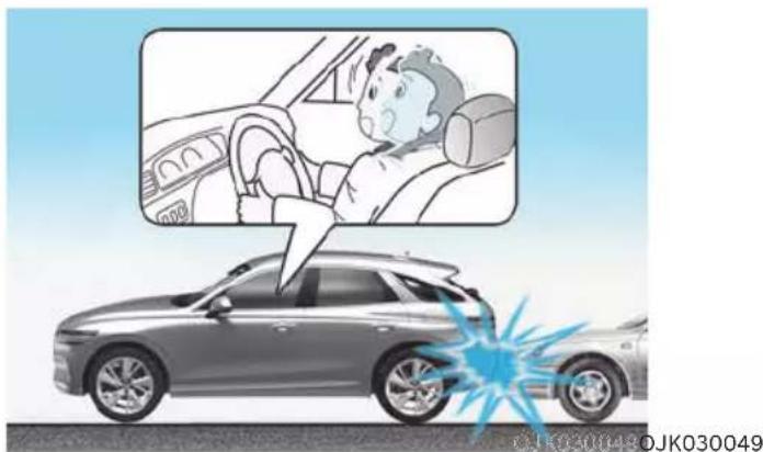 Genesis GV70 (2023) - Side and curtain air bags and front center air bag - 2